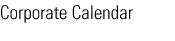 Corporate Calendar