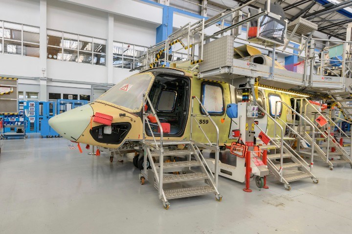 Hubschrauberherstellung bei Airbus
