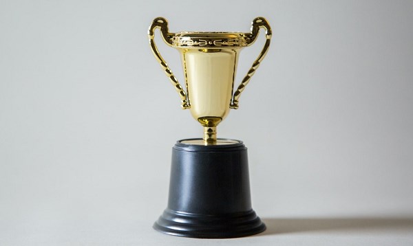 Gold winner trophy