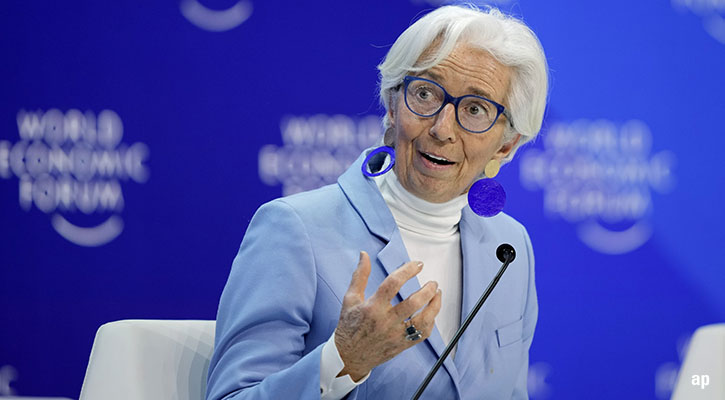 ECB President Christine Lagarde at Davos
