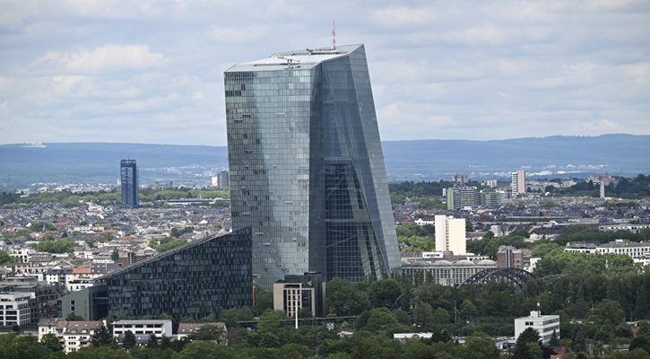 Banca centrale europea a Francoforte