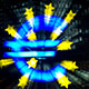 blurred euro symbol