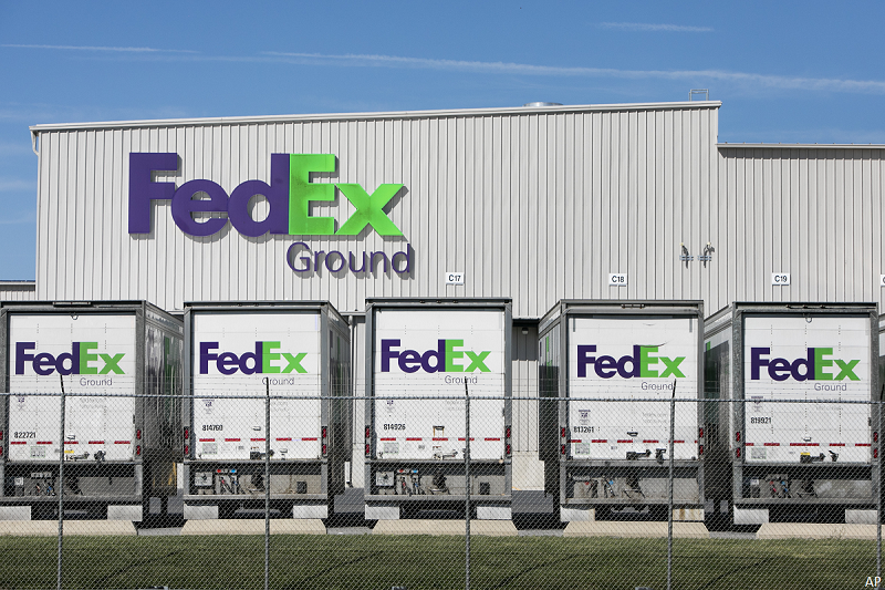 FedEx Ground trucks