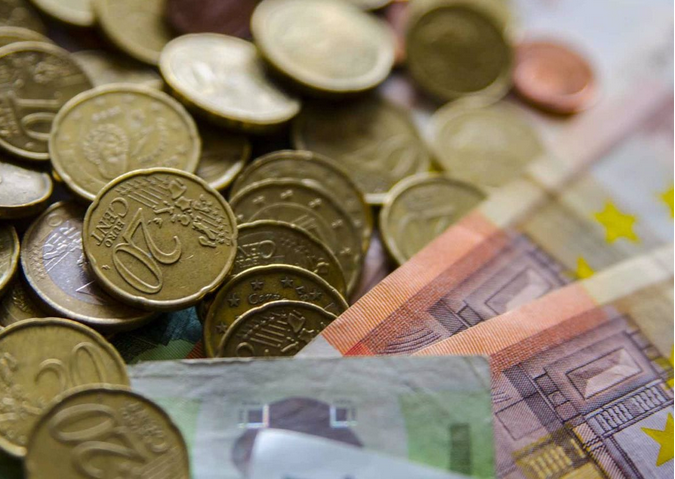 monedas y billetes euros