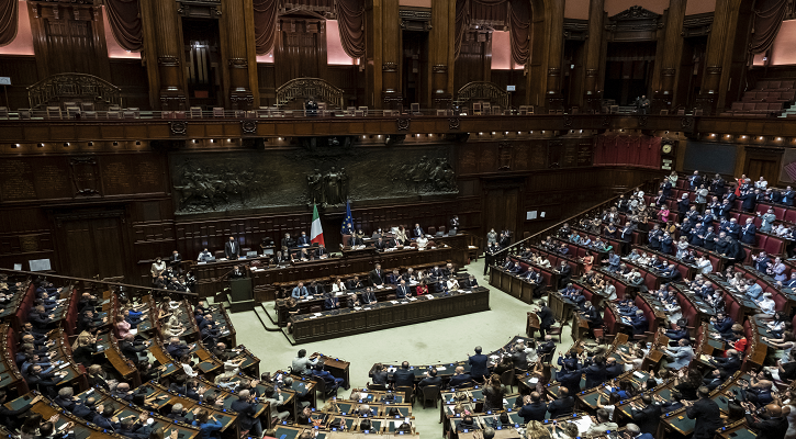 Seduta del Parlamento italiano