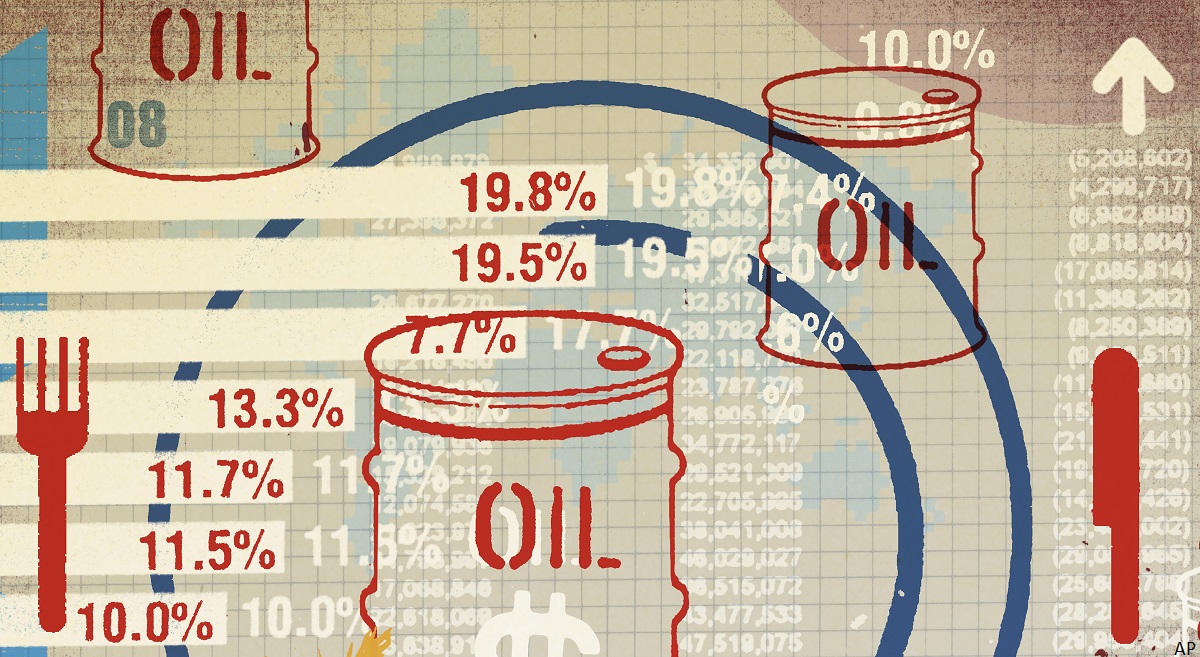 Oil commodity illustration