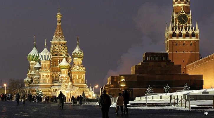 Red Square, Moscow, Russia at night