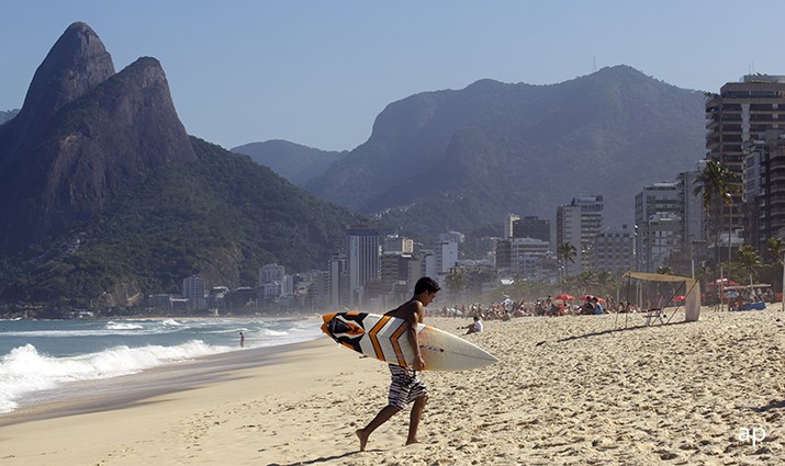 Beach in Rio de Janeiro, Brazil