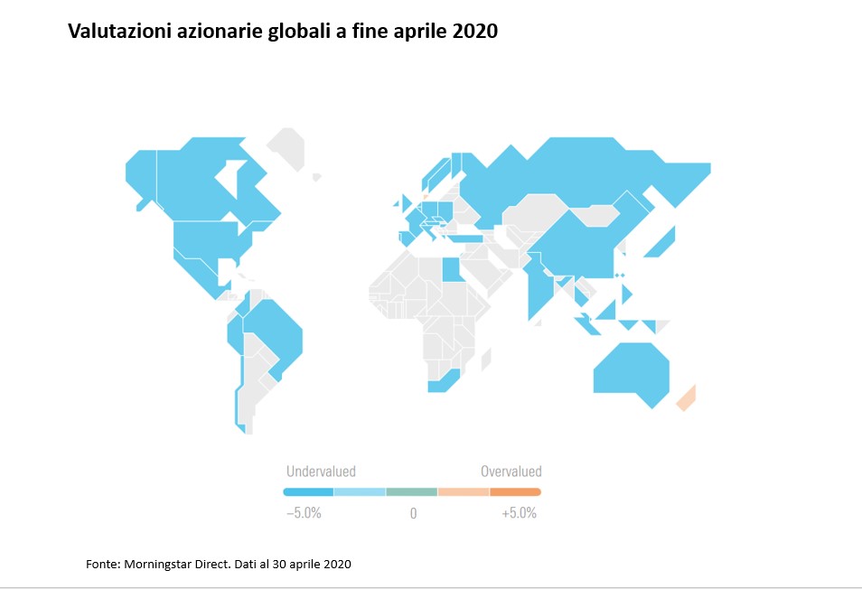 Valutazioni azionarie globali a fine aprile 2020