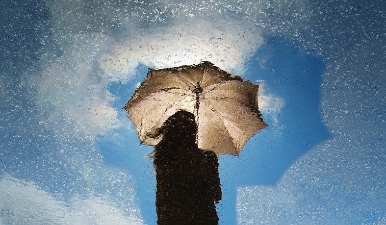 Woman umbrella