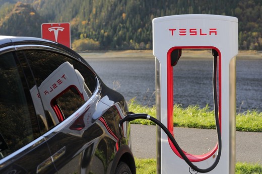 Tesla charging infrastructire