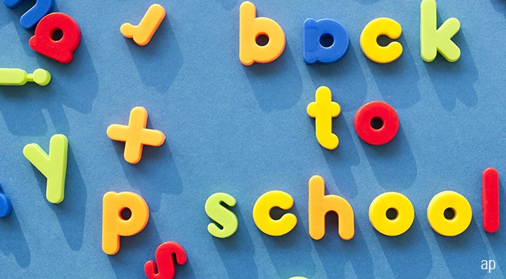 Back to School letters