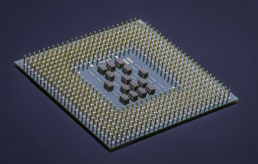 graphic of computer chip