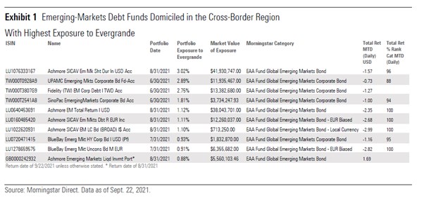 Emerging Market Debt Funds