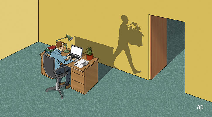 man in office illustration