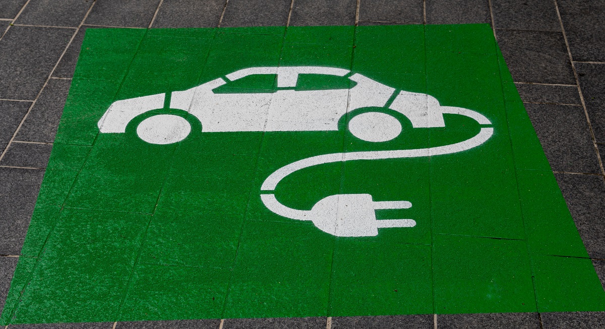Electric vehicle parking spot