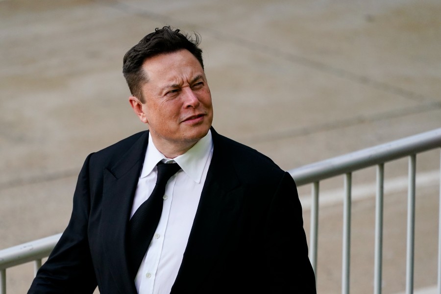 Elon Musk squints