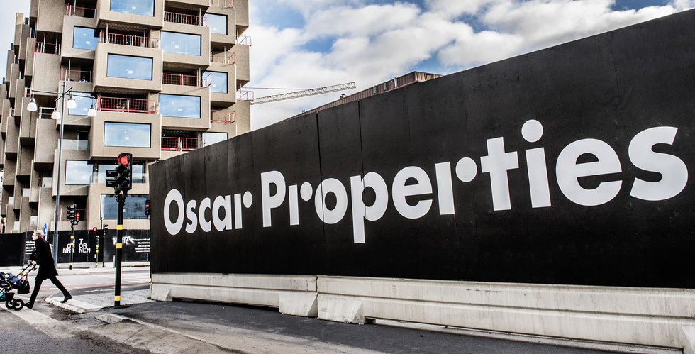 oscar properties logga framför Norra Tornen