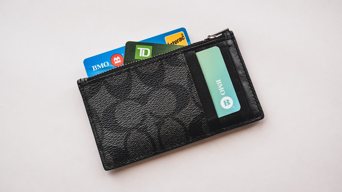 Credit cards in wallet