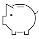 Piggybank icon 80x80