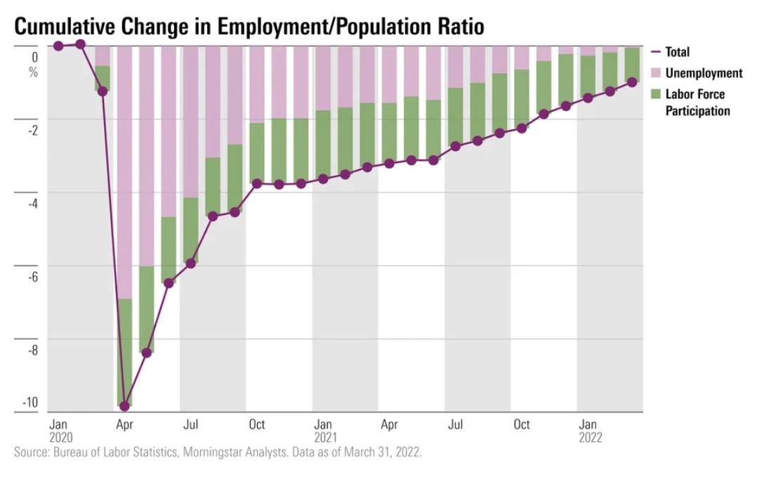 Tasso occupazione popolazione USA